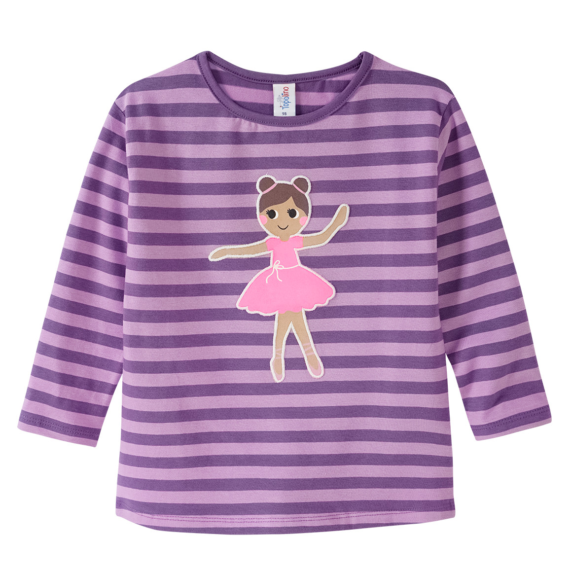 Mädchen Langarmshirt mit Applikation
