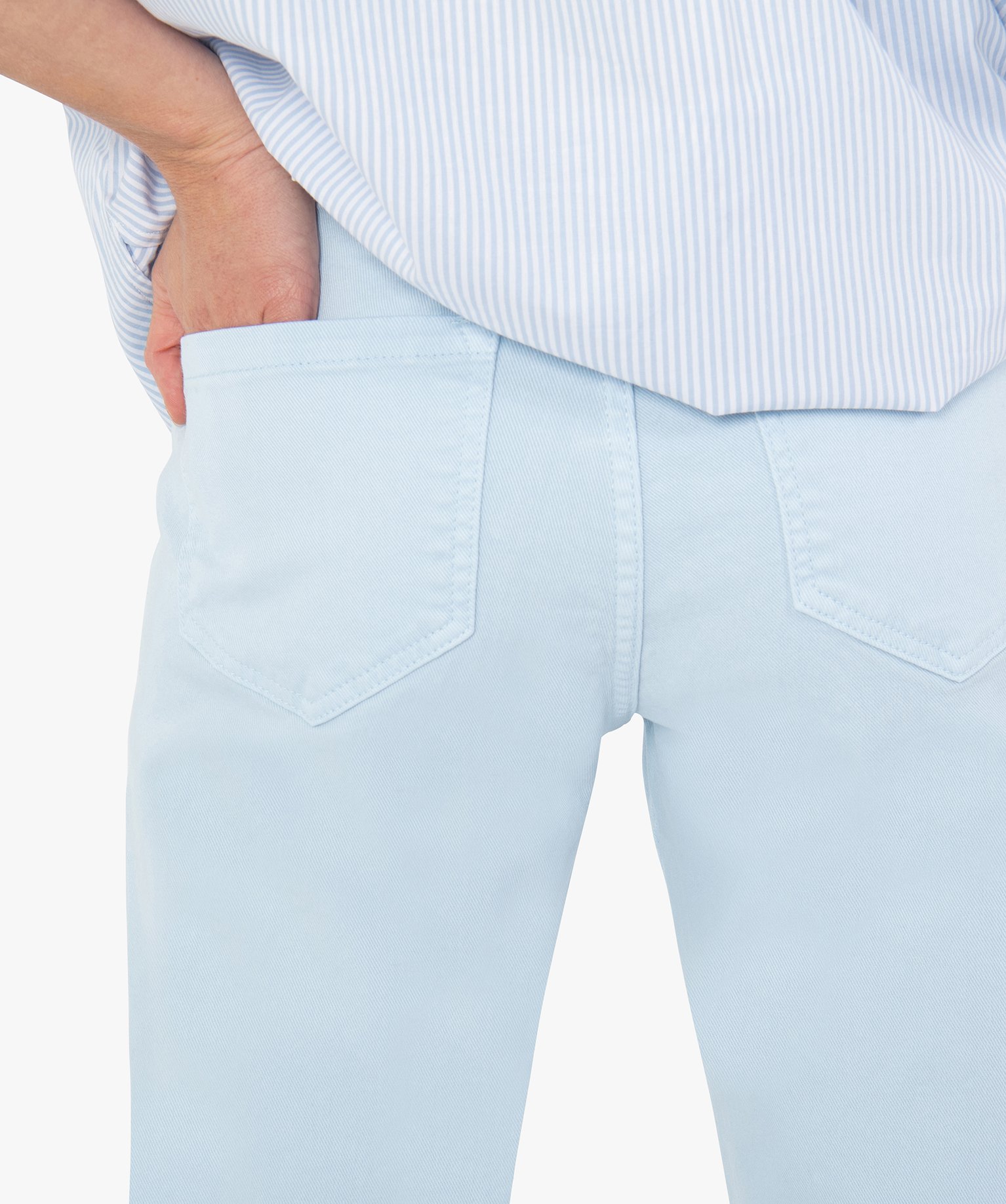 Jean femme coupe large taille haute bleu | GEMO