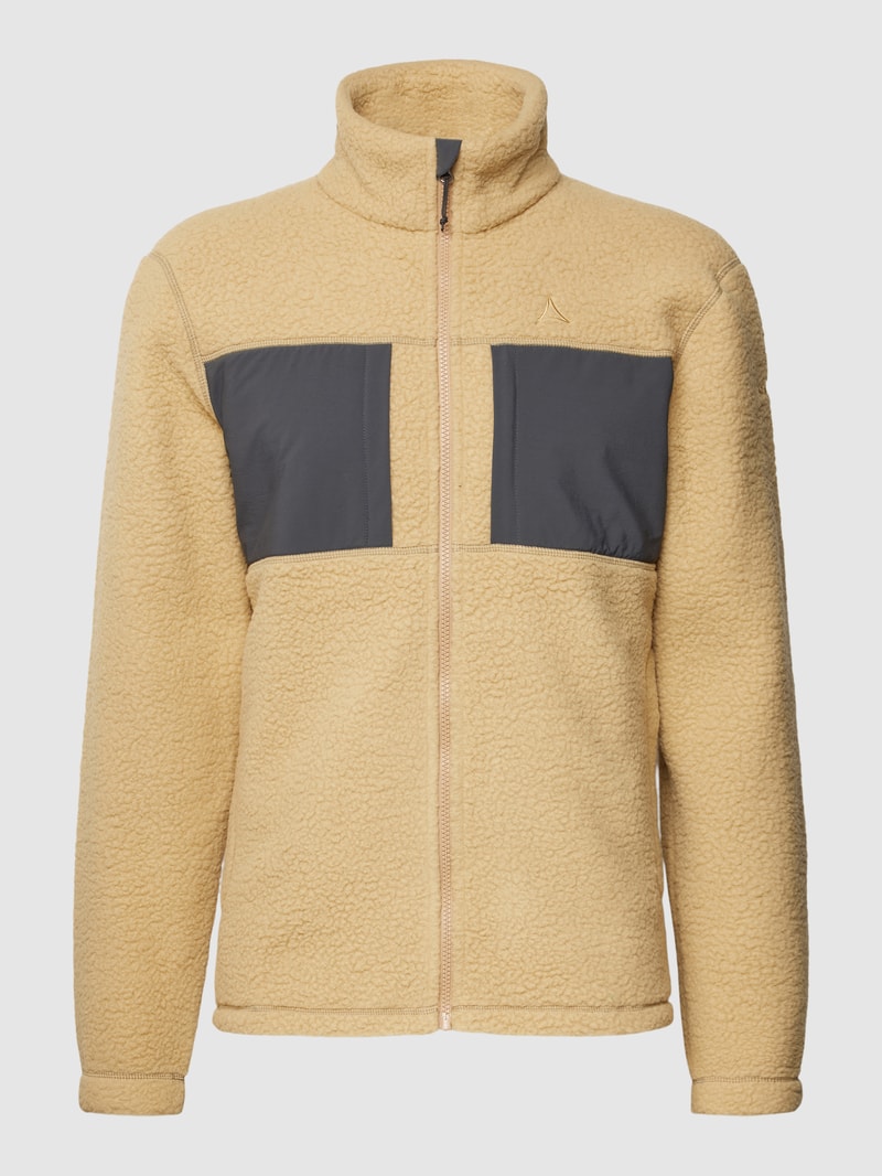 Fleecejacke mit seitlichen Eingrifftaschen Modell 'ATLANTA' in sand
