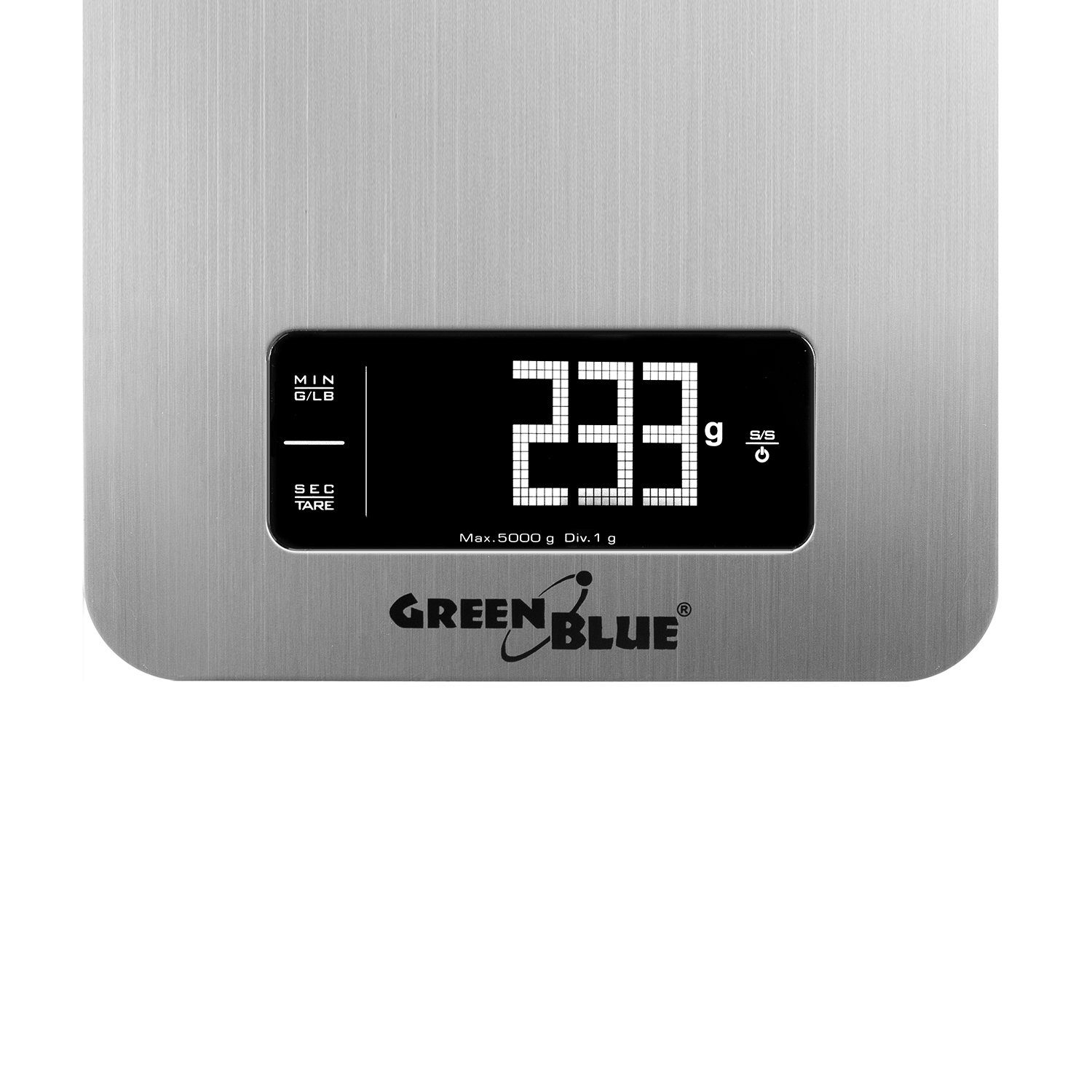GreenBlue Küchenwaage GB170, 2 in 1 Timer-Zusatzfunktion; Messgenauigkeit [1g]