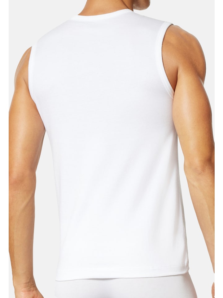 UNCOVER BY SCHIESSER Unterhemd / Tanktop Basic in Weiß günstig kaufen