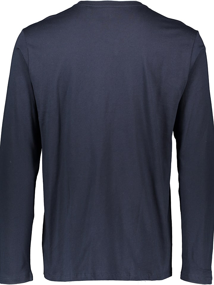 Schiesser Pyjama-Oberteil in Dunkelblau günstig kaufen