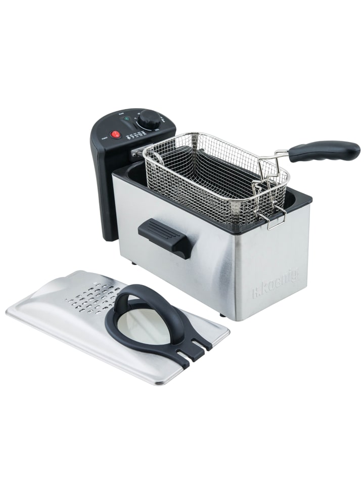 HKoenig Fritteuse DFX300  in Silber günstig kaufen onesize