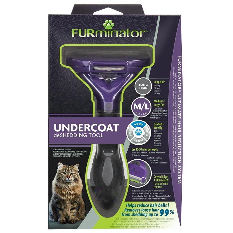 FURminator Fell- & Körperpflege FURminator Katze M-L Langhaar