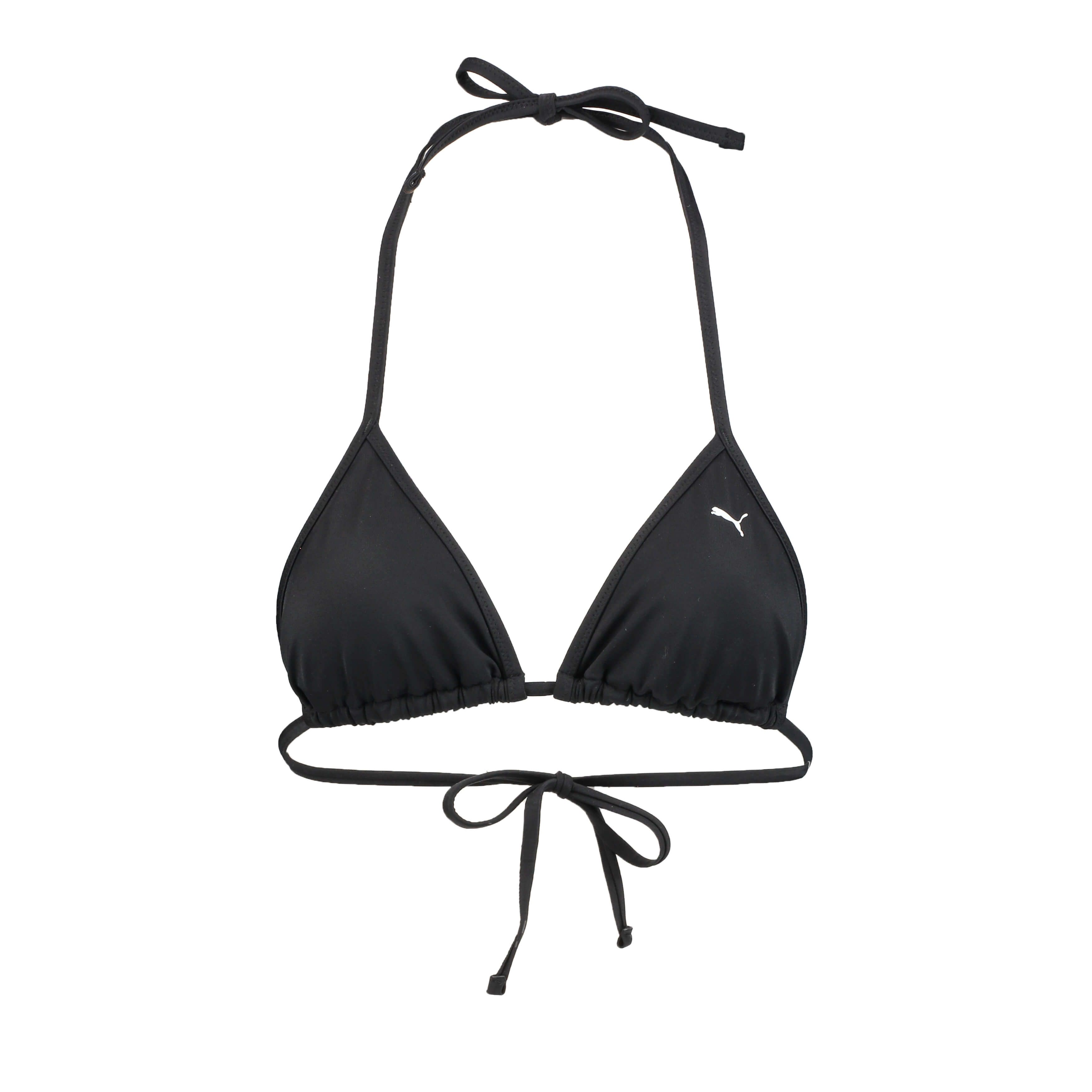 PUMA schwarzes Damen Triangel-Bikini Oberteil