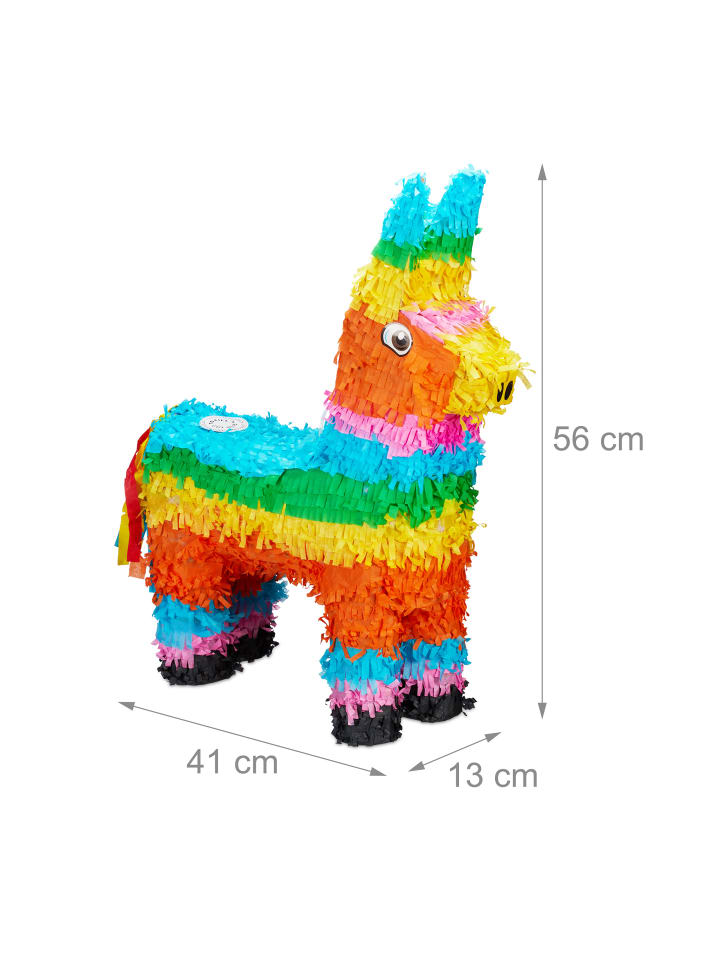 relaxdays Pinata Lama in Bunt günstig kaufen onesize