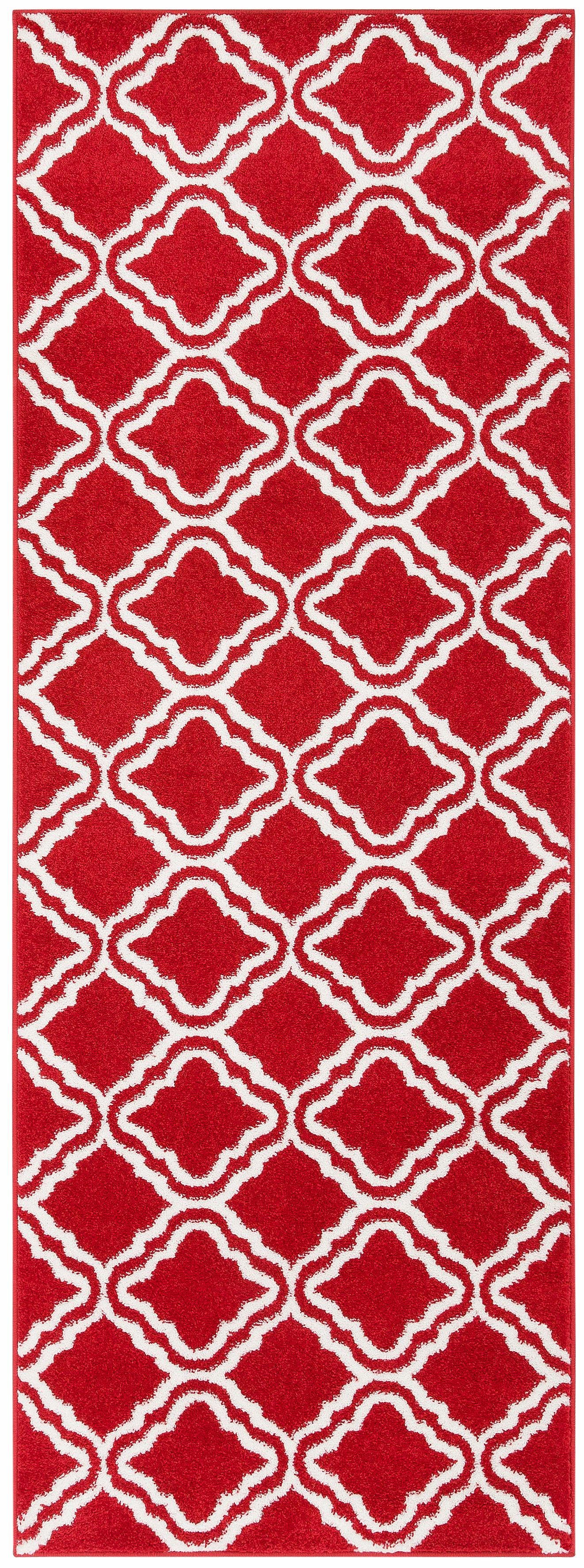 Läufer Debora, my home, rechteckig, Höhe: 13 mm, Teppich-Läufer, Kurzflor, gemustert, geometrisches Design, weich