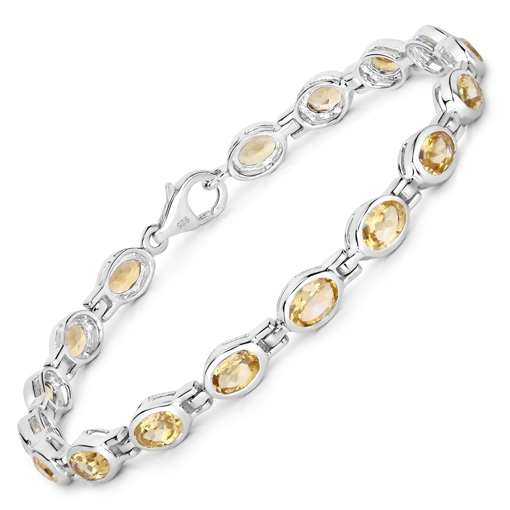 Rafaela Donata Bracelet Argent sterling Citrine en Argent Bracelet