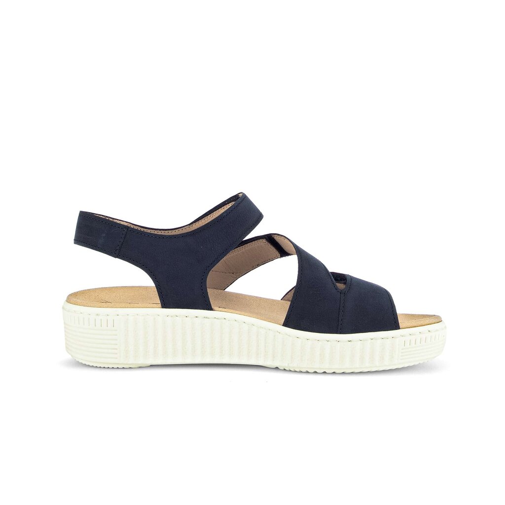 Gabor fashion Plateau Sandale blau