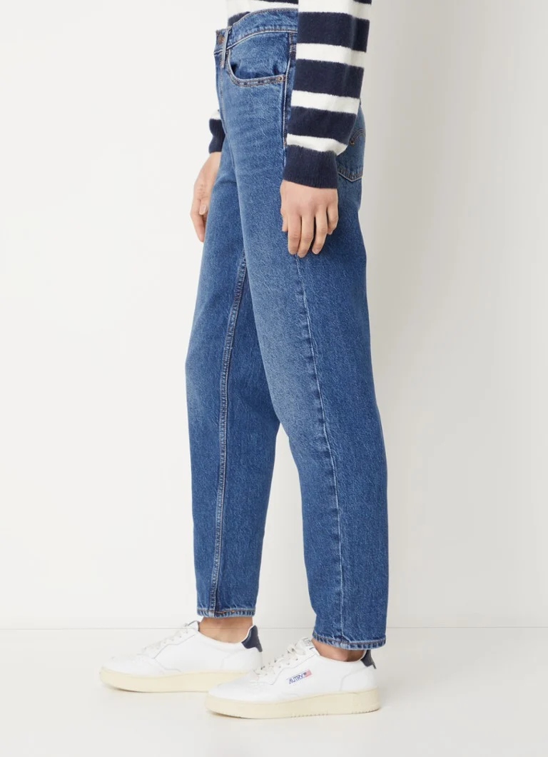 Τζιν Levi's με ψηλή μέση, από μείγμα lyocell και σχέδιο μεσαίου πλυσίματος.