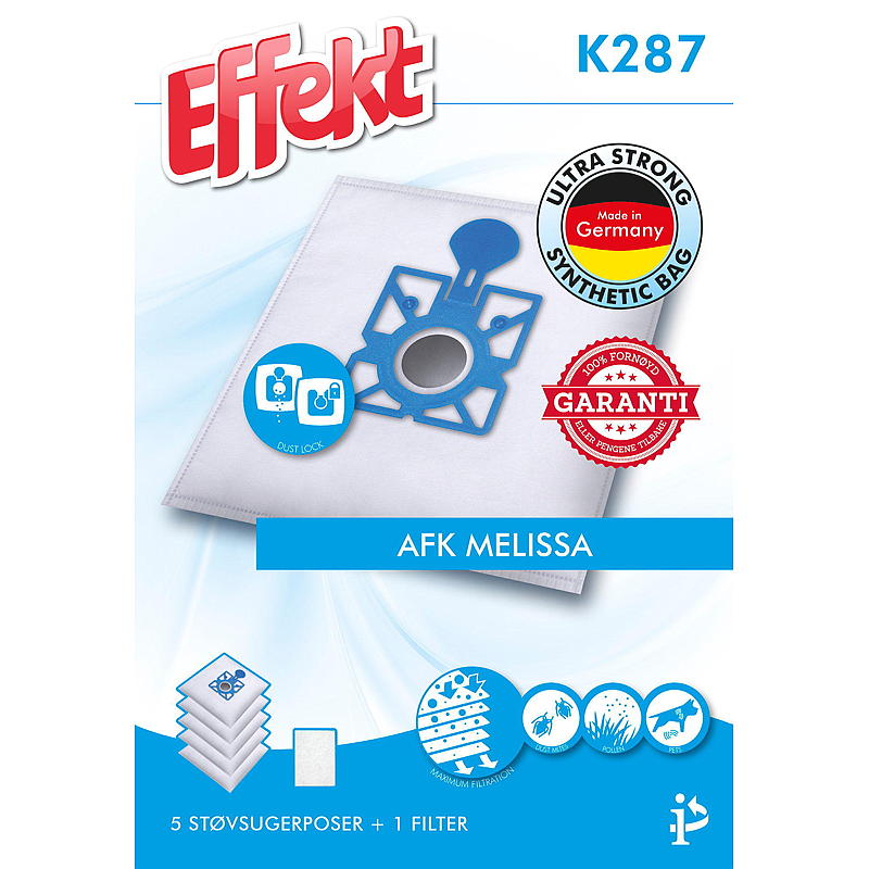 Effekt Støvsugerposer K287 5-pk