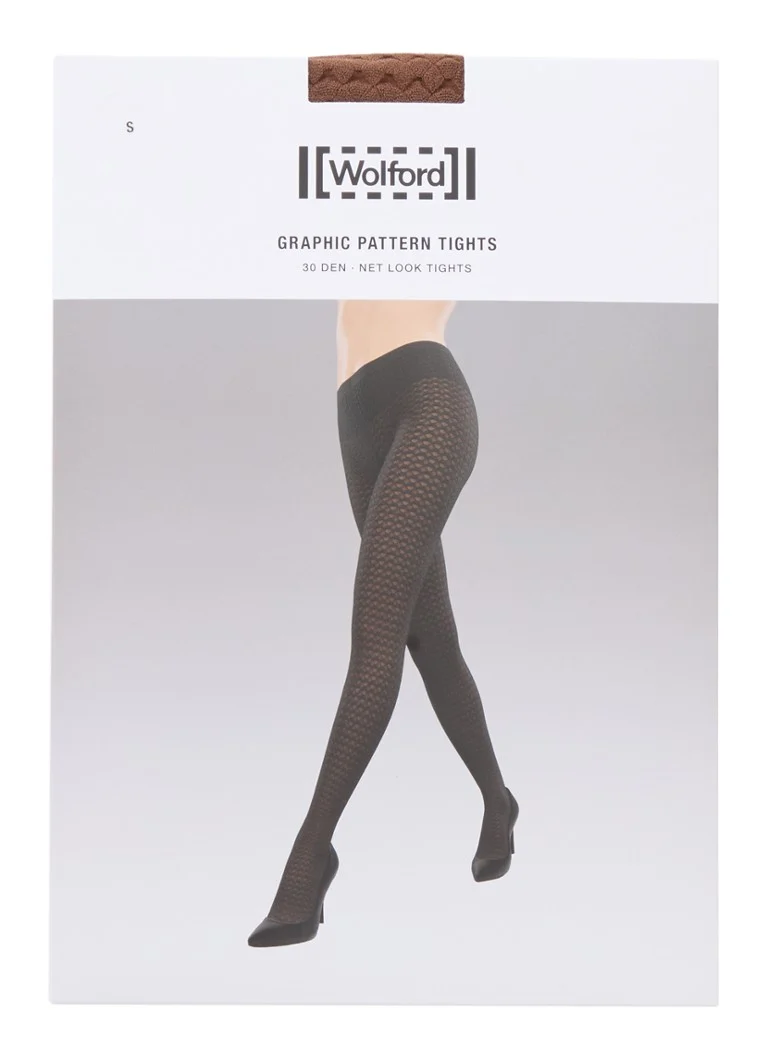 Rajstopy Wolford 30 den z nadrukiem graficznym