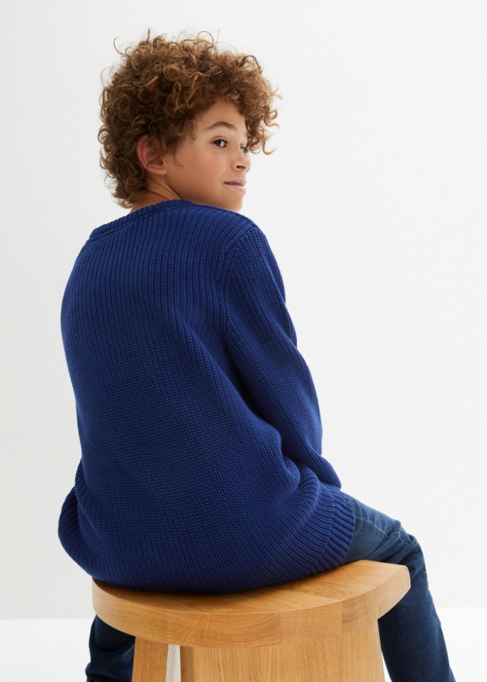 Kinder Baumwoll-Strickpullover