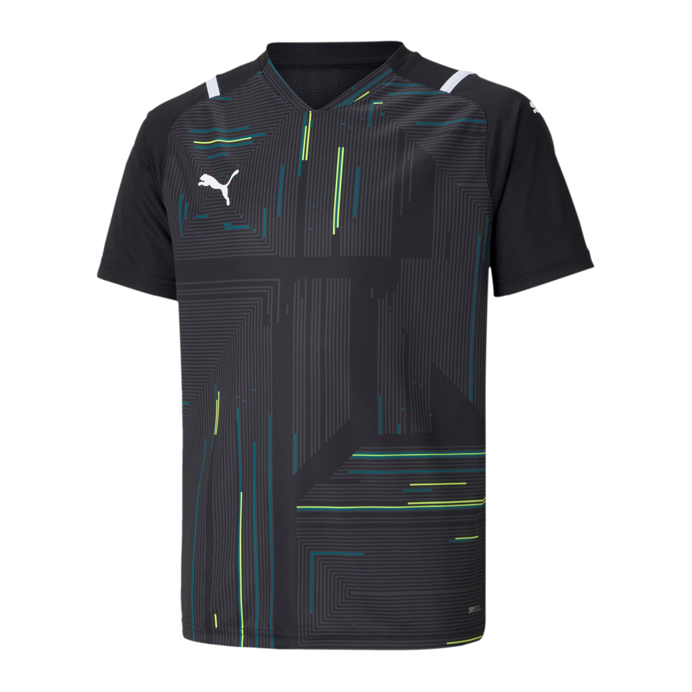 PUMA teamULTIMATE Trikot Kids Schwarz F03