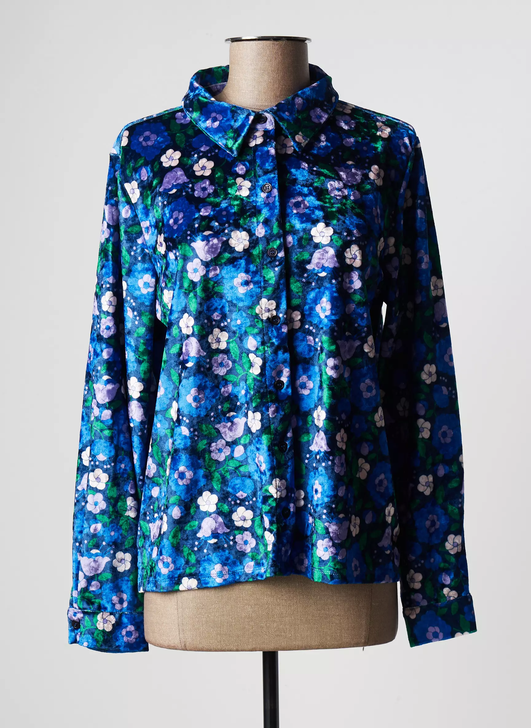 Bizance Chemisiers Femme couleur bleu