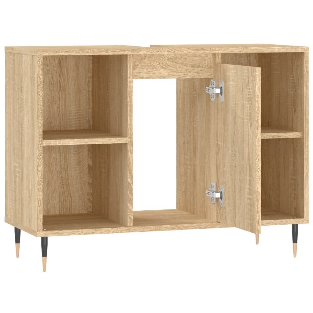 vidaXL Badezimmerspiegelschrank Badschrank Sonoma-Eiche 80x33x60 cm Holzwerkstoff (1-St)