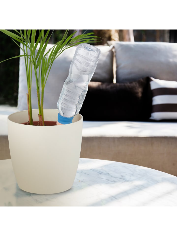 relaxdays 4 x Tonkegel in Terrakotta/ Blau - (H)11,5 x Ø 4,5 cm günstig kaufen onesize