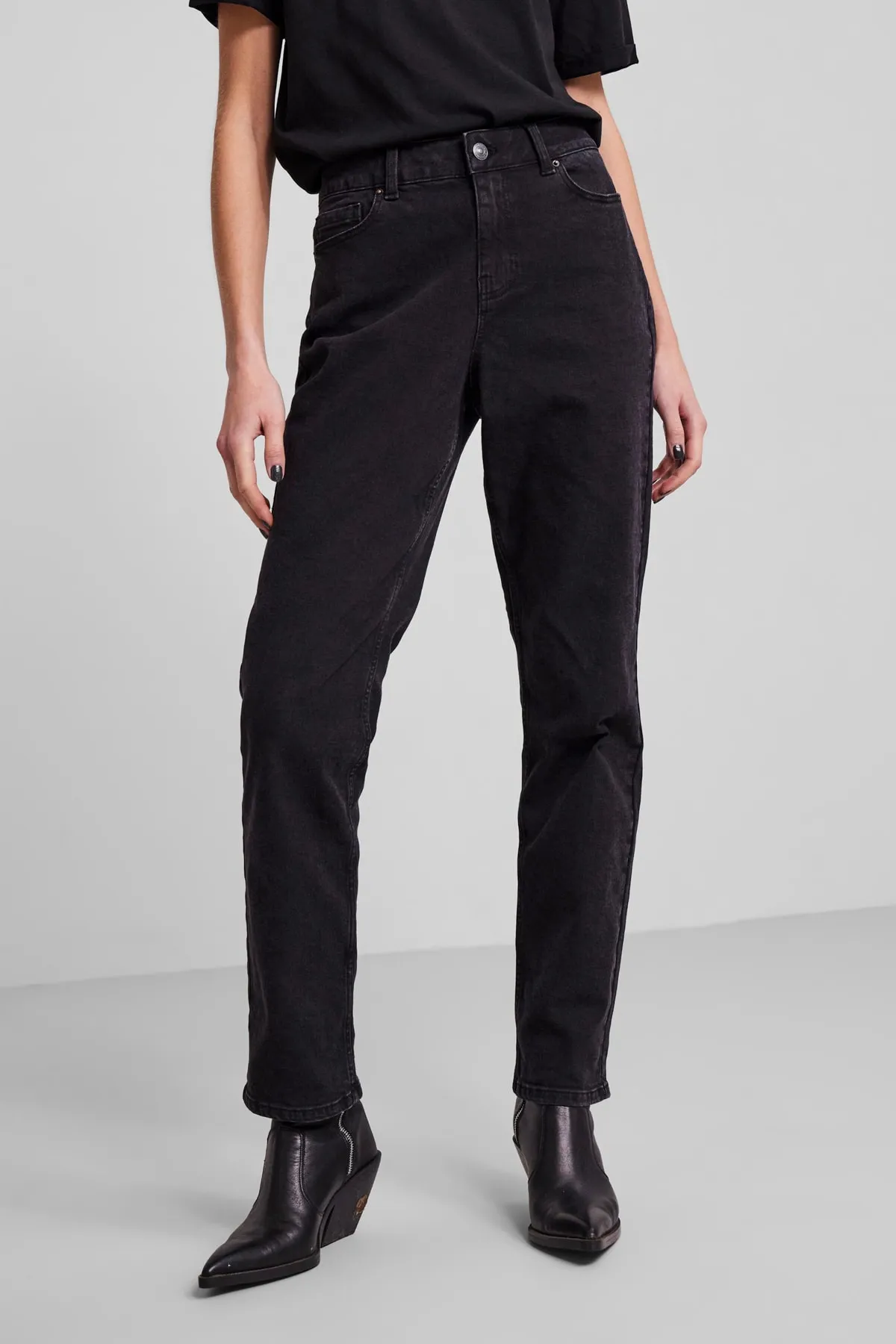 PIECES  Jeans - Schwarz - Straight