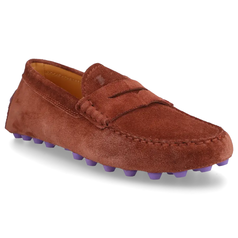 Tod's - Mokassins GOMMINO Veloursleder - braun