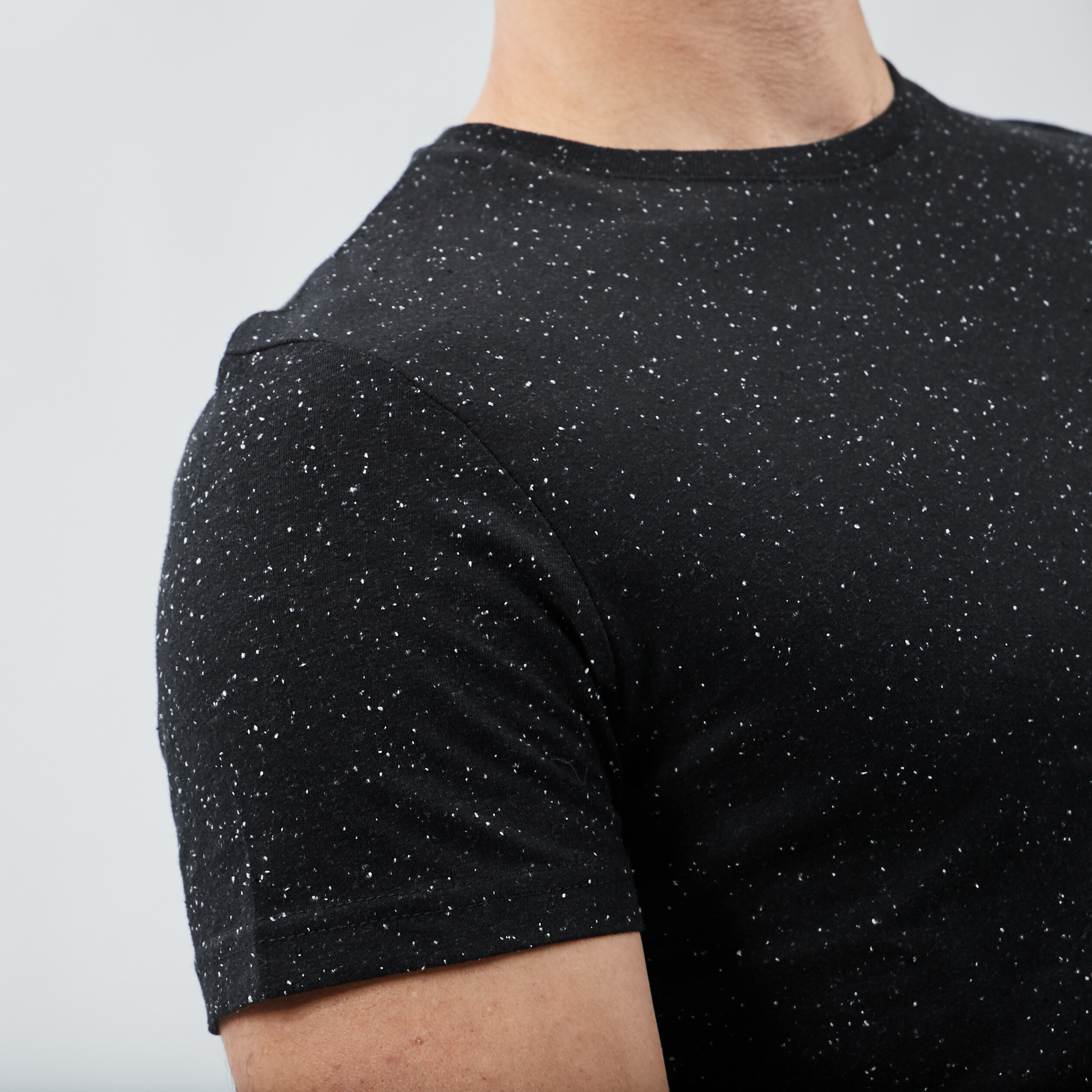 T-shirt manches courtes noir homme | La Halle
