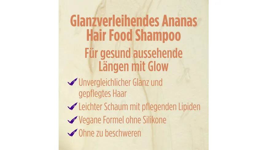 Garnier Fructis Shampoo HARIFOOD Ananas 400 ml