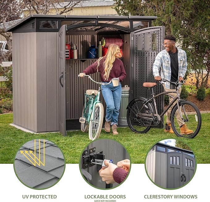 Lifespan 8 x 5 ft Modern Outdoor Storage Shed
