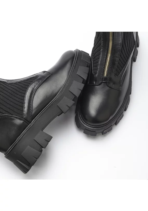 Reißverschlussstiefel