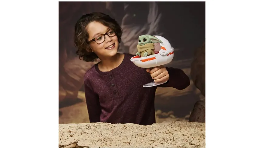Hasbro - Star Wars Wild Ridin' Grogu, The Child Animatronic, Kombinationen aus Klang und Bewegung