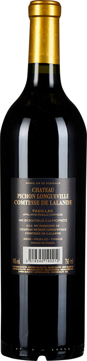 Château Pichon Lalande Château Pichon Lalande 2ème Cru Classé 2019