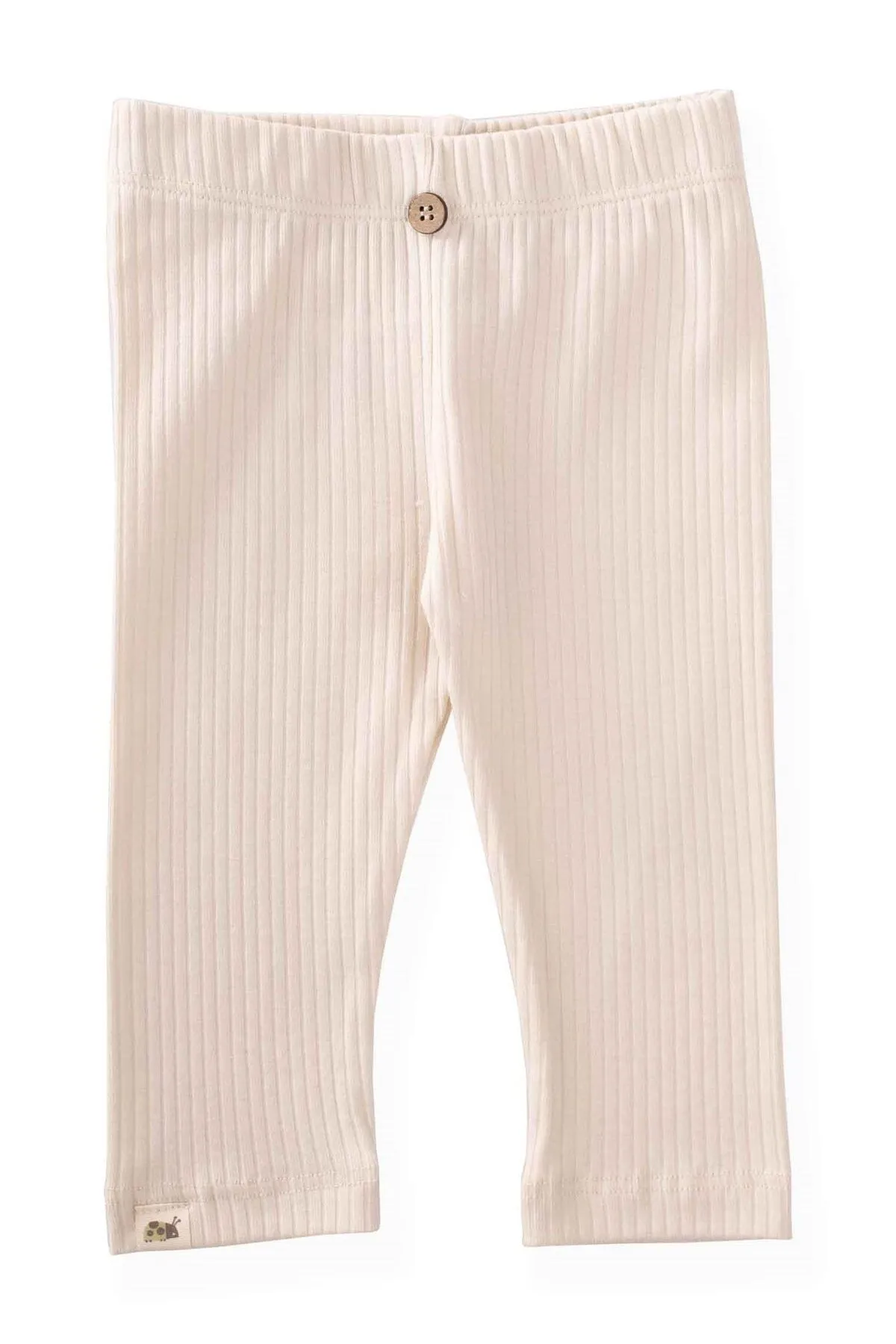 Cigit  Gerippte Leggings 0-5 Jahre Hellbeige