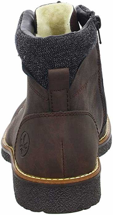 RIEKER Schnür-Stiefeletten braun