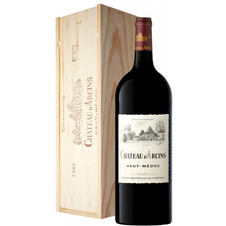 MAGNUM CHATEAU D'ARCINS 2019 - CRU BOURGEOIS - CAISSE BOIS