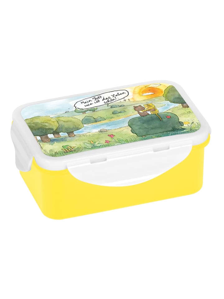Geda Labels Brotdose Janosch Träumer in Gelb - 16x10,5x6,5cm günstig kaufen onesize