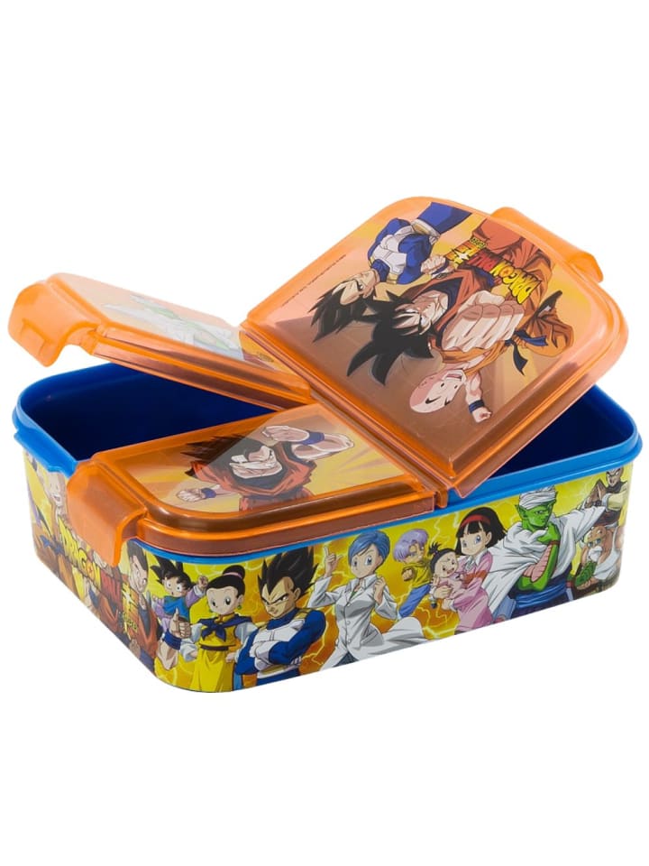 Dragon Ball Brotdose | 3 getrennte Fächer | Dragon-Ball | Lunch to Go Vesper Dose günstig kaufen onesize