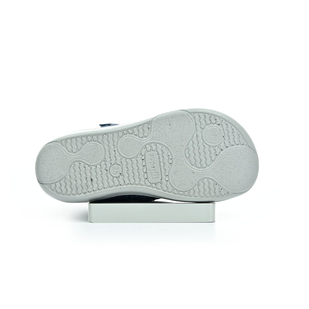 Superfit Superfree Nappa Hellblau/Lila Barfußstiefeletten