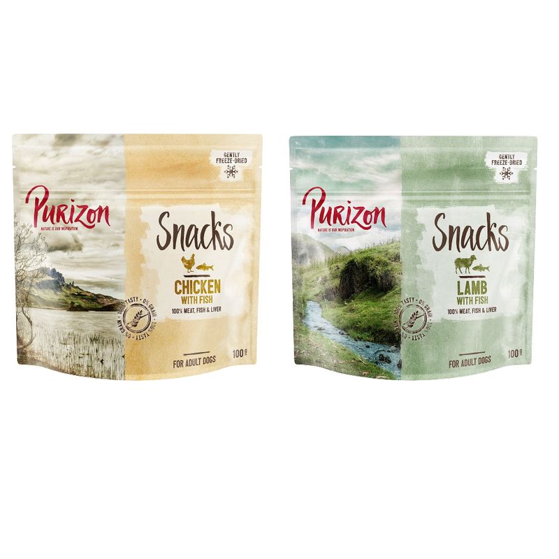 Probierpaket Purizon Hundesnack 2 x 100 g
