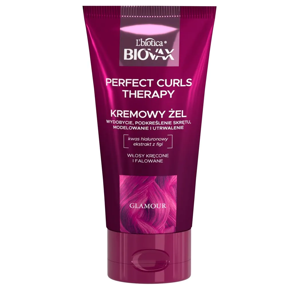 Biovax Glamour Perfect Curls Therapy intenzivno hidratantni kremasti gel za oblikovanje kose za valove i kovrče