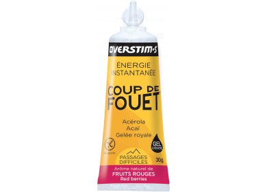 OVERSTIMS Gel énergie Instantanée Coup de Fouet - Fruits rouges