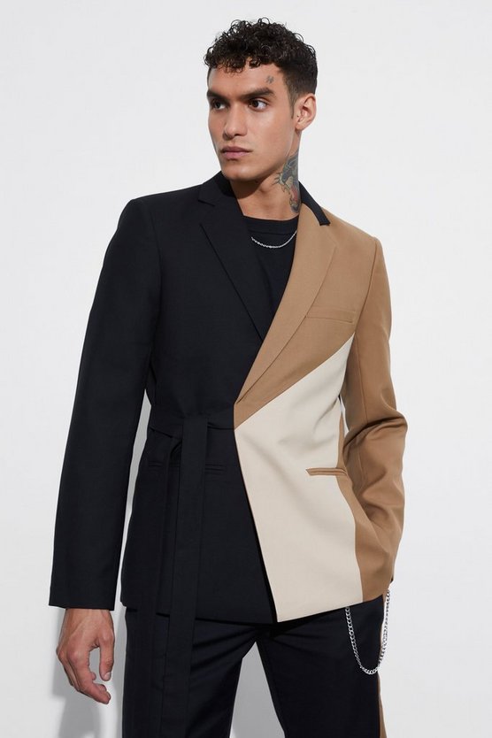 Slim-Fit Wickel-Blazer