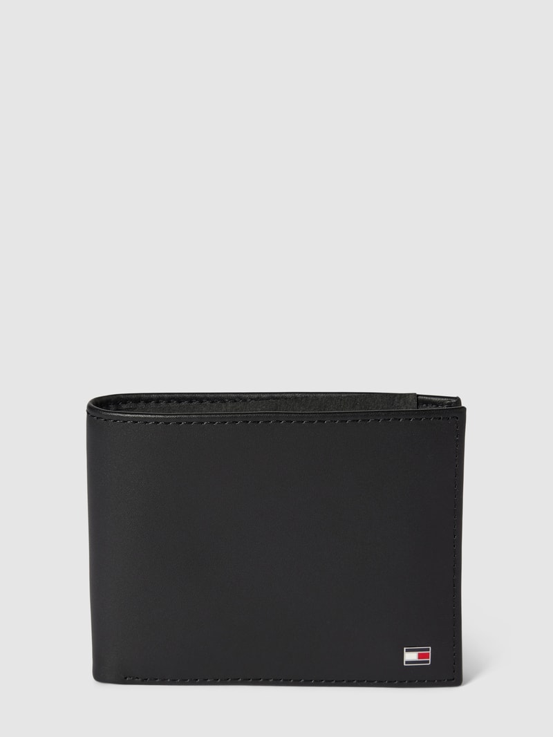 Geschenkbox mit Set aus Börse und Schlüsselring in schwarz