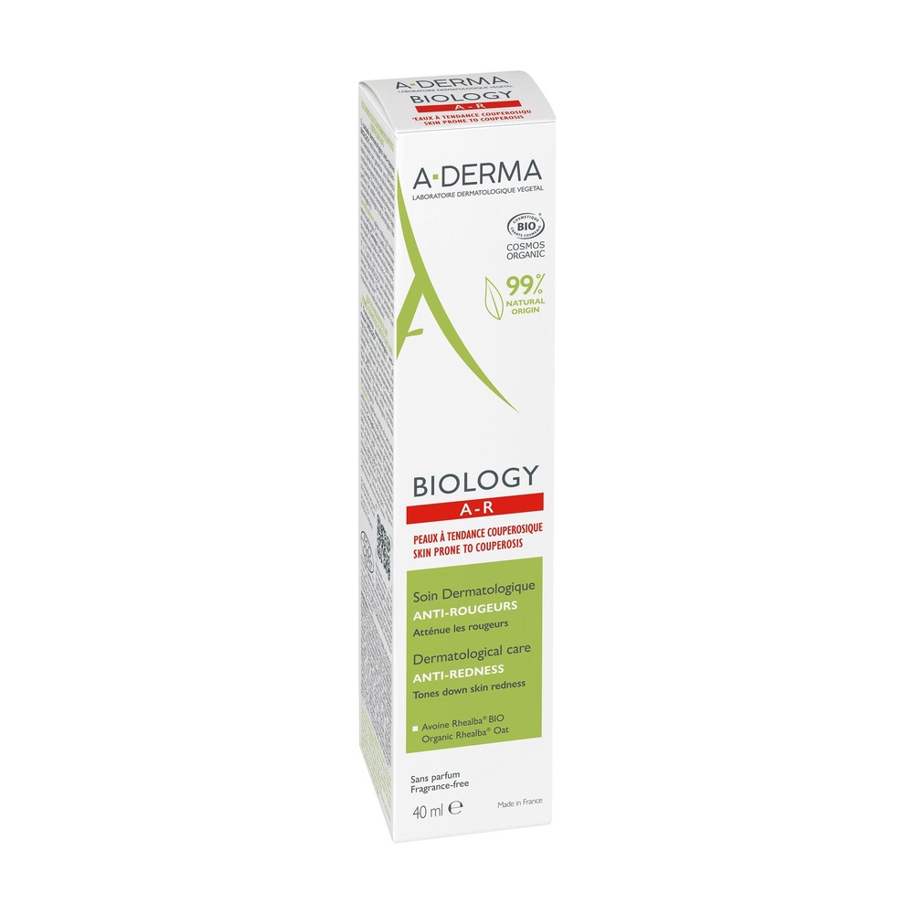 A-Derma Biology - Soin dermatologique anti-rouge urs BIO Soin visage