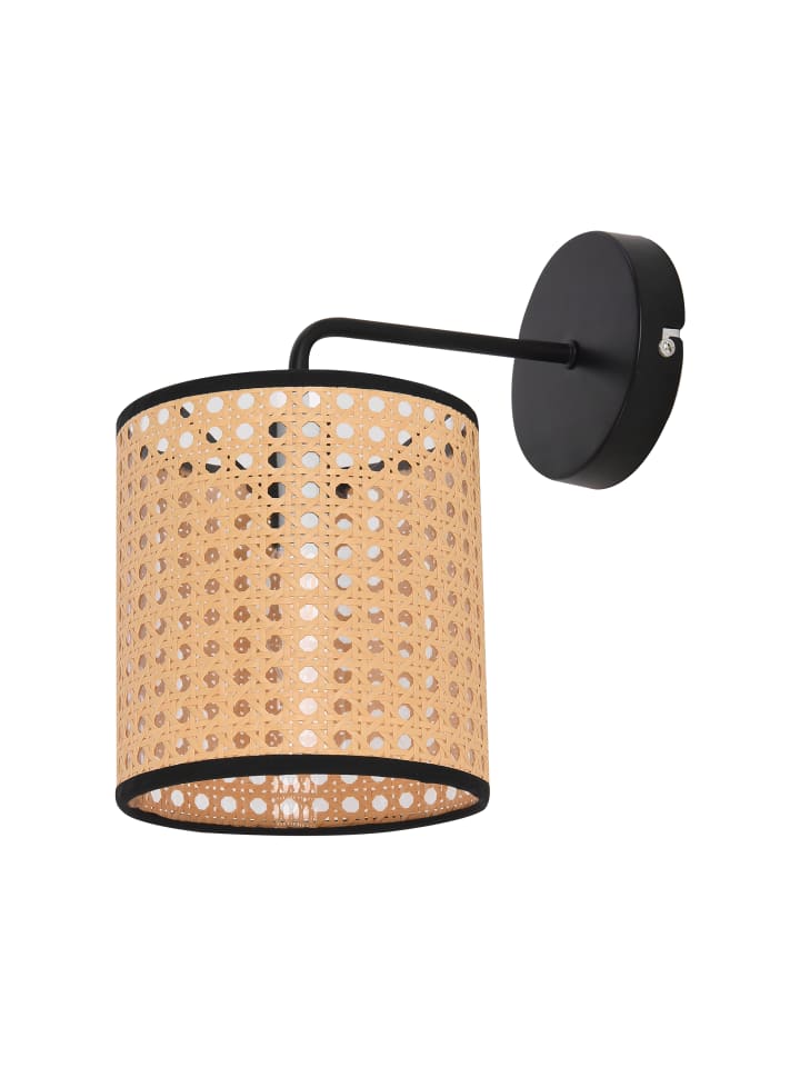 lux.pro Wandleuchte Southend  in Beige Schwarz (L)25cm (D)16cm günstig kaufen onesize