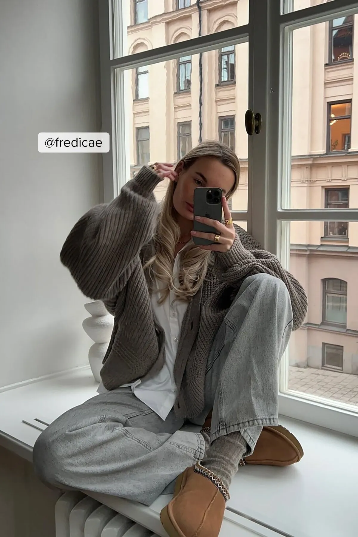 NA-KD  Jeans - Grau - Loose