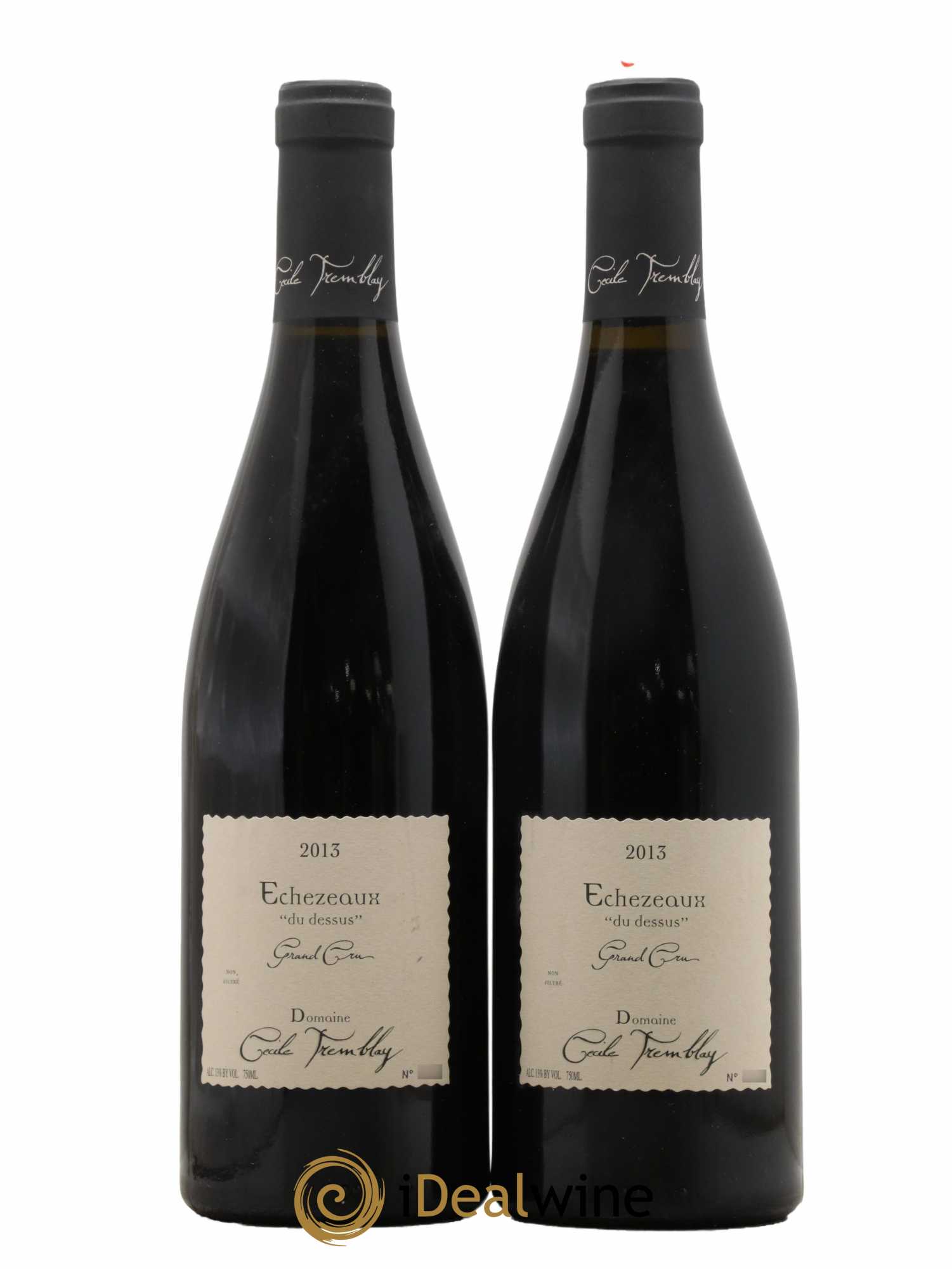 Echezeaux Grand Cru du dessus Cécile Tremblay  2013 - Lot de 2 Bouteilles