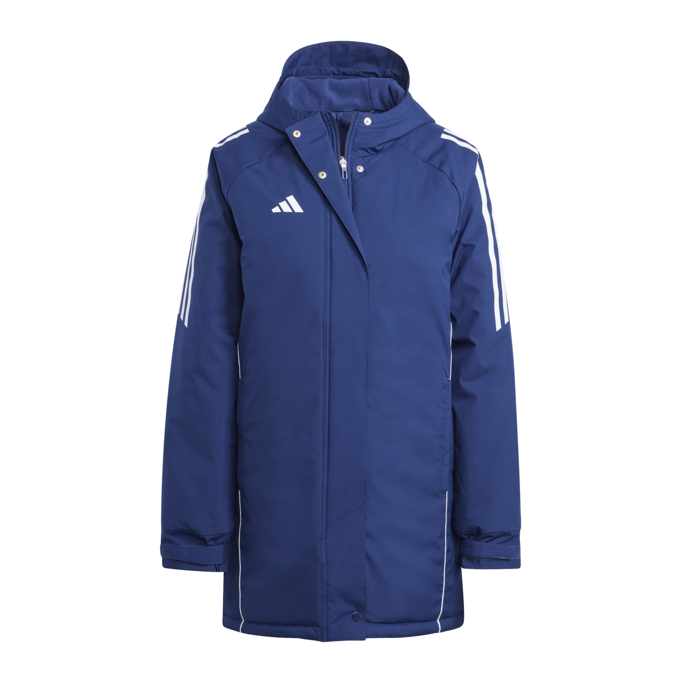 adidas Tiro 24 Kapuzenjacke Damen Blau Weiss