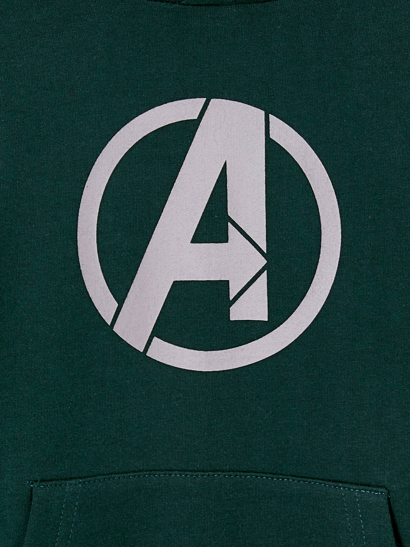 Avengers Kinder Kapuzensweatshirt MARVEL AVENGERS - tannengrün