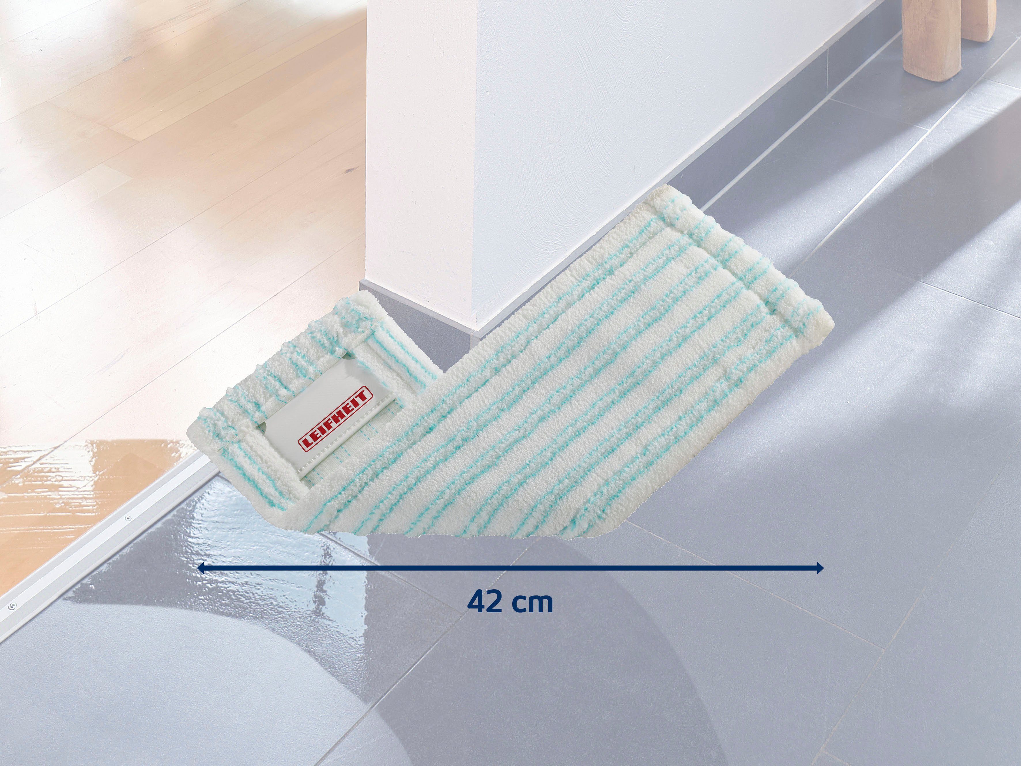 Leifheit 42cm micro duo Wischbezug (Mikrofaser, 42x16 cm, 1-tlg)