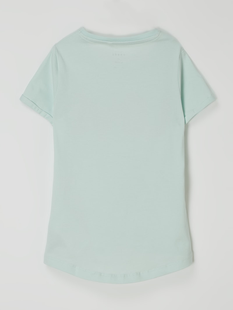 T-Shirt mit Print Modell 'Vix' in mint
