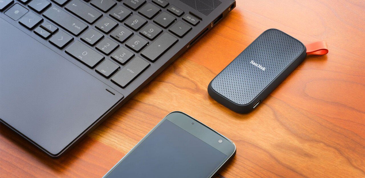 Sandisk Portable SSD 1TB externe SSD (1 TB) 520 MB/S Lesegeschwindigkeit