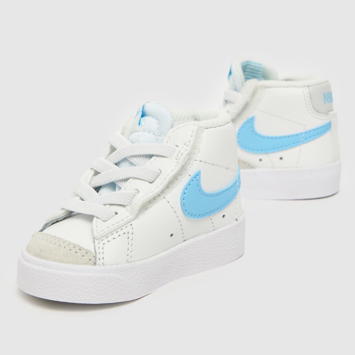 Nike vita & blå blazer mid 77 pojkar småbarnsskor